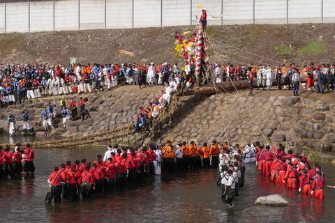 平成28年の御柱祭川越し