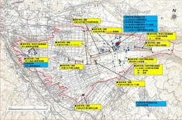 都市再生整備計画　原村地区整備方針図