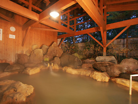 天然温泉の「もみの湯」の写真