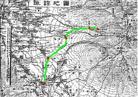 森林軌道と駅